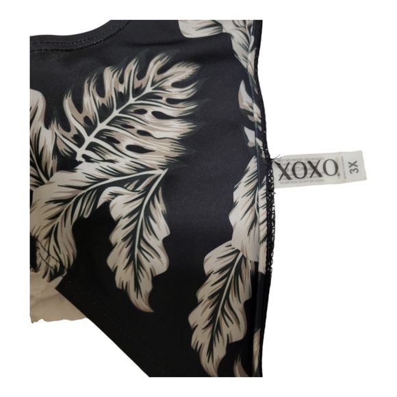 One Piece Women XOXO Bathsuit  Strappy Back Floral Print Low Back Cut - Picture 7 of 10